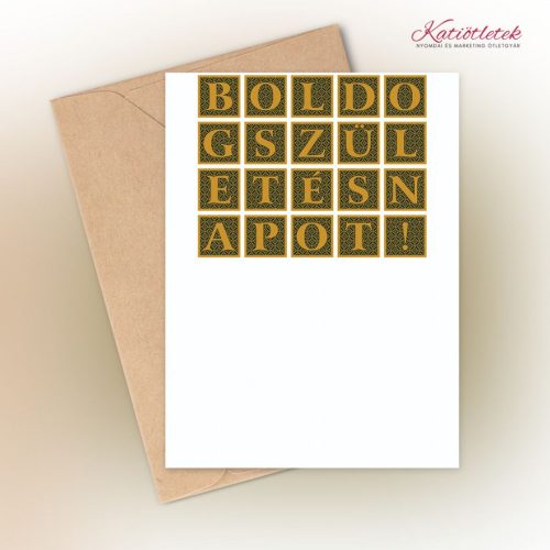 BOLDOG SZÜLETÉSNAPOT! minicsoki grafika sablon letölthető PDF