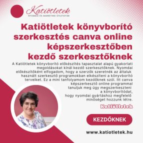   Katiötletek - Puhatáblás könyvborító szerkesztés canva online képszerkesztőben - kezdő szerkesztőknek - Online Katiötletek