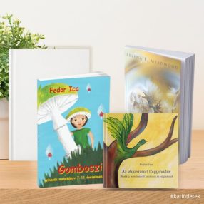   Könyvcsomag 013 - Helena F. Meadwood: Akkordok + Fedor Ica: Gomboszi + Fedor Ica: Az elvarázsolt tölgymadár + Nyomatlan keménytáblás üres könyv