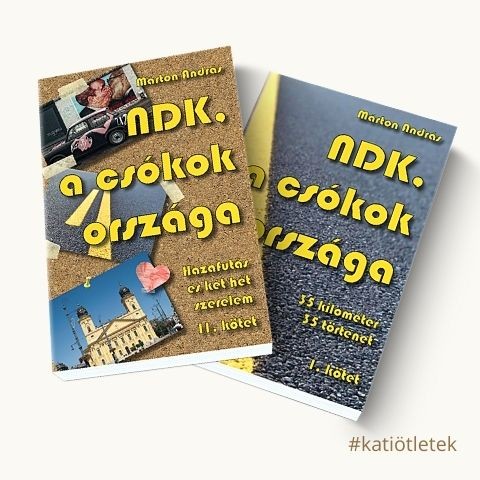 Puhatáblás könyv: Márton András: NDK, a csókok országa I-II. kötet 