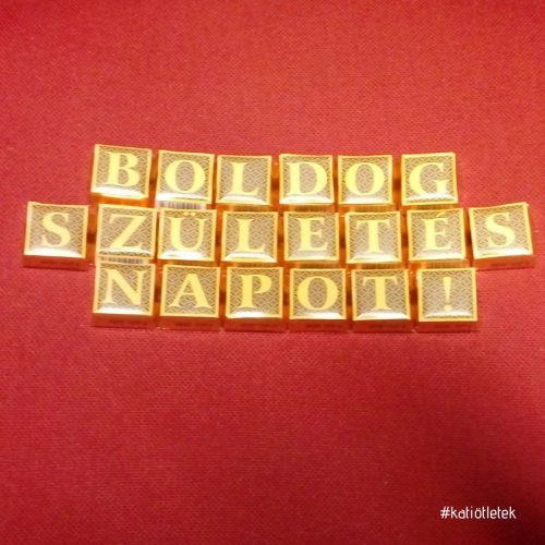 BOLDOG SZÜLETÉSNAPOT! minicsoki mandulás