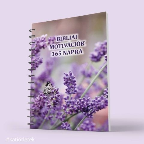Spirálozott napló: Daniné Biró Éva: Bibliai motivációk 365 napra című napló