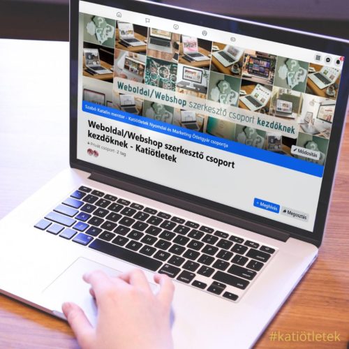 Regisztráció: Weboldal/Webshop szerkesztő csoport kezdőknek Katiötletekre (Ft/hó) 