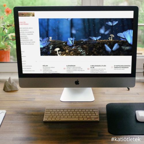 Weboldal szerkesztés: A tudatos boldogság útján Ritz Andival