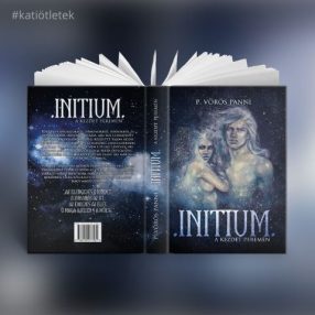   Keménytáblás könyv: P. Vörös Panni: Initium a kezdet peremén című könyv