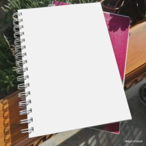   Nyomatlan spirálozott üres könyv A/5 egyedi napló készítéshez