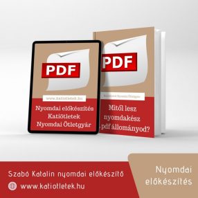   Mitől lesz nyomdakész a pdf állományod? Szakmai tanácsadás állomány ellenőrzéssel
