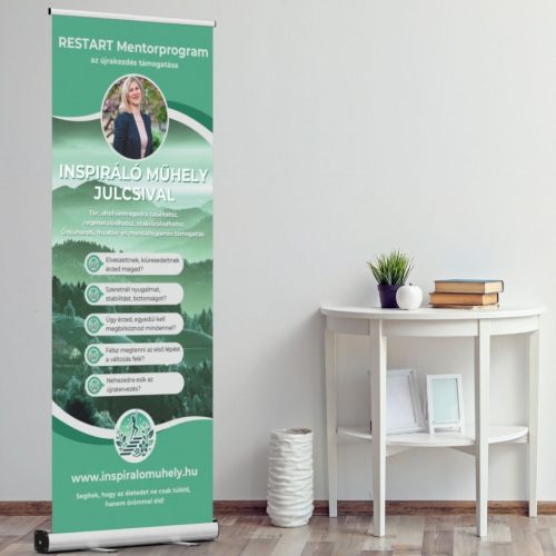 Roll-up nyomdai előkészítés Inspiráló Műhely Julcsival részére
