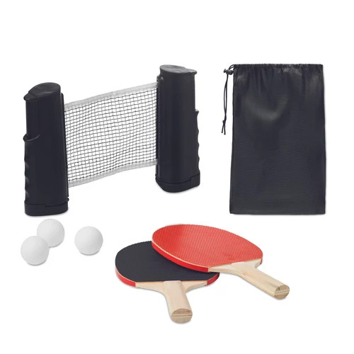 Ping pong Asztalitenisz (pingpong)készlet, fekete színű ütőkkel -   Ajándéktárgy